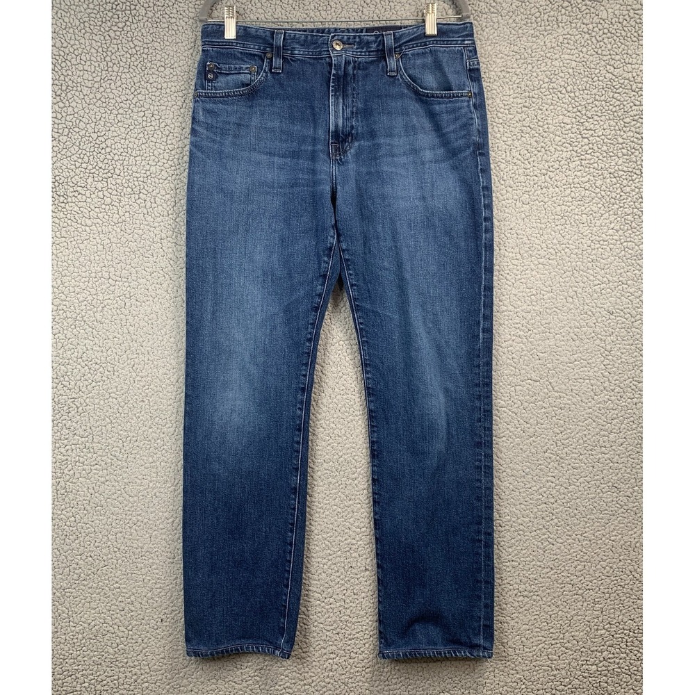 AG Adriano Goldschmied The Everett Slim Straight Leg Jeans Blue Men's 33x32